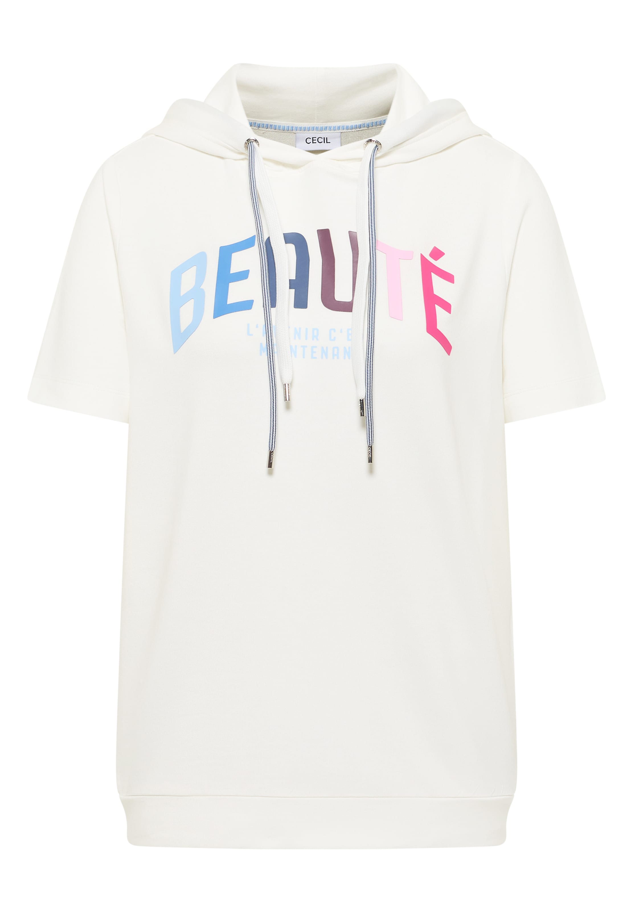 CECIL Sweatshirt in White: front