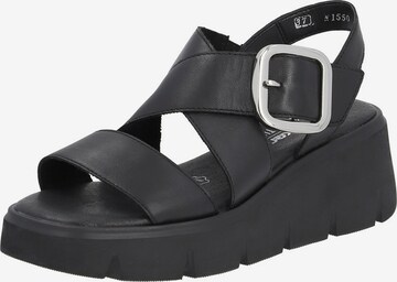 Rieker EVOLUTION Sandals 'Evolution' in Black: front