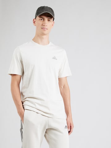 ADIDAS SPORTSWEAR Funkční tričko 'Essentials' – béžová: přední strana