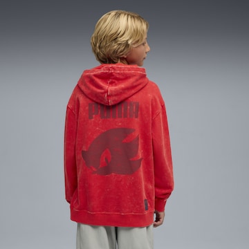 PUMA Sweatshirt 'PUMA x SONIC THE HEDGEHOG' in Rot