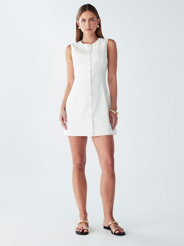 Willa Dress 'Rise' in White: front