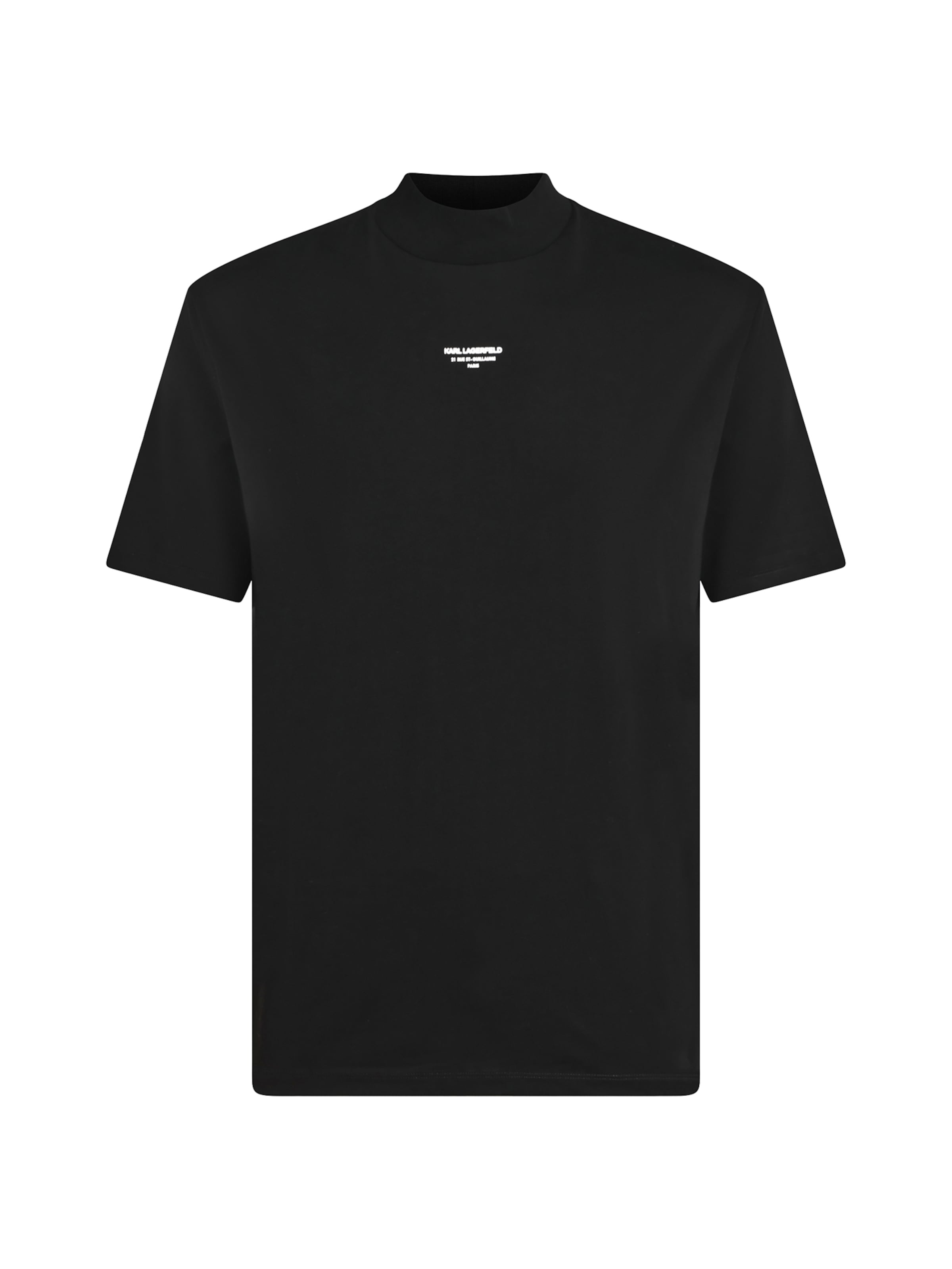 Maglietta di Karl Lagerfeld in nero: frontale
