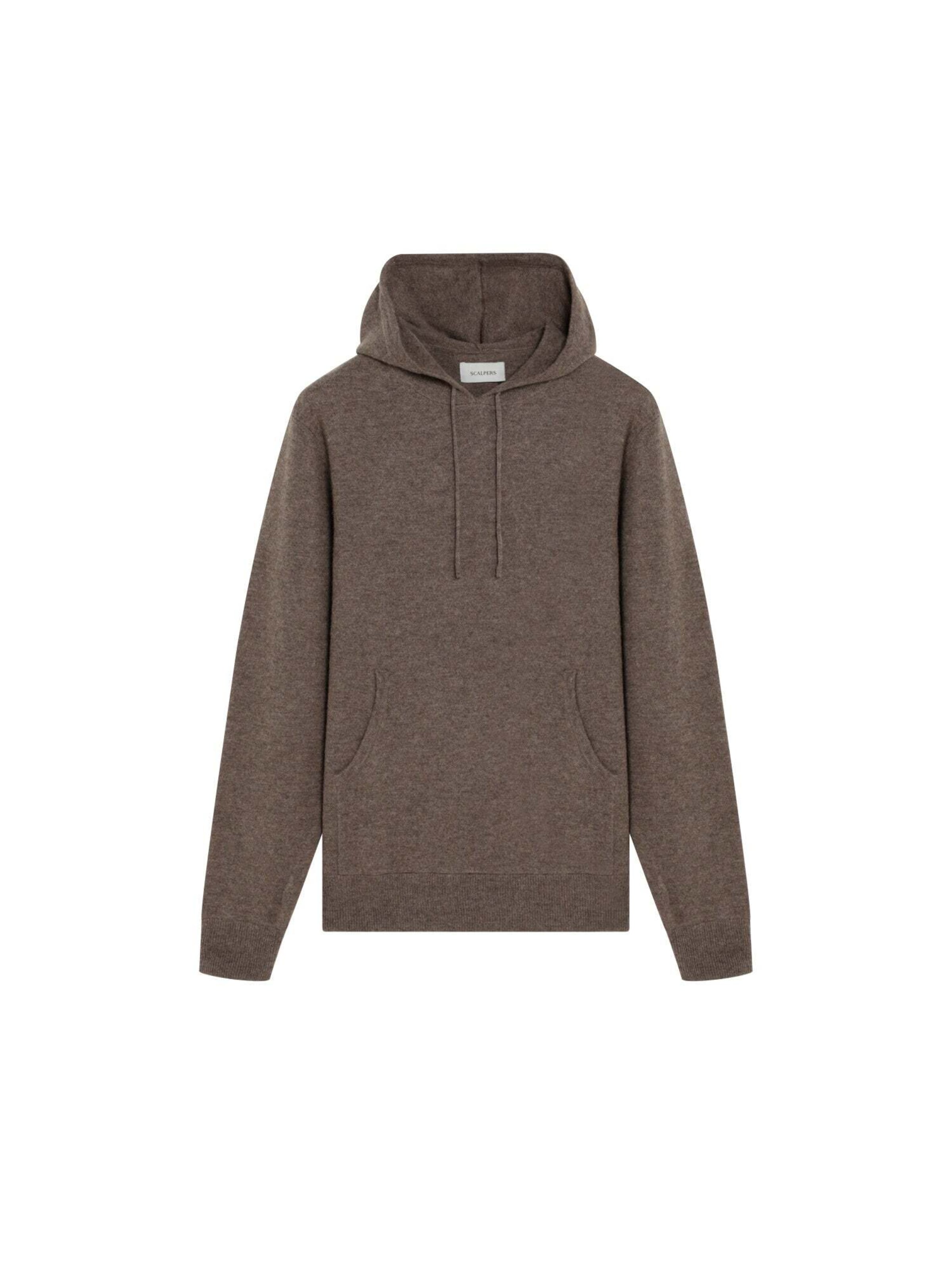Scalpers Pullover in Braun: Vorderseite