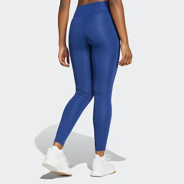 ADIDAS PERFORMANCE Skinny Sports trousers 'Optime Heritage' in Blue