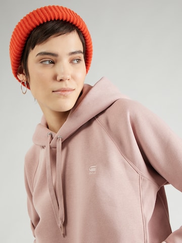 G-Star RAW - Sweatshirt 'Premium core 2.0' em rosa