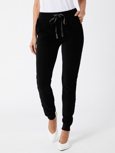 KENDALL + KYLIE Püksid must, Modellivaade