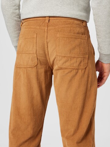 Redefined Rebel Regular Pants 'Malik' in Brown