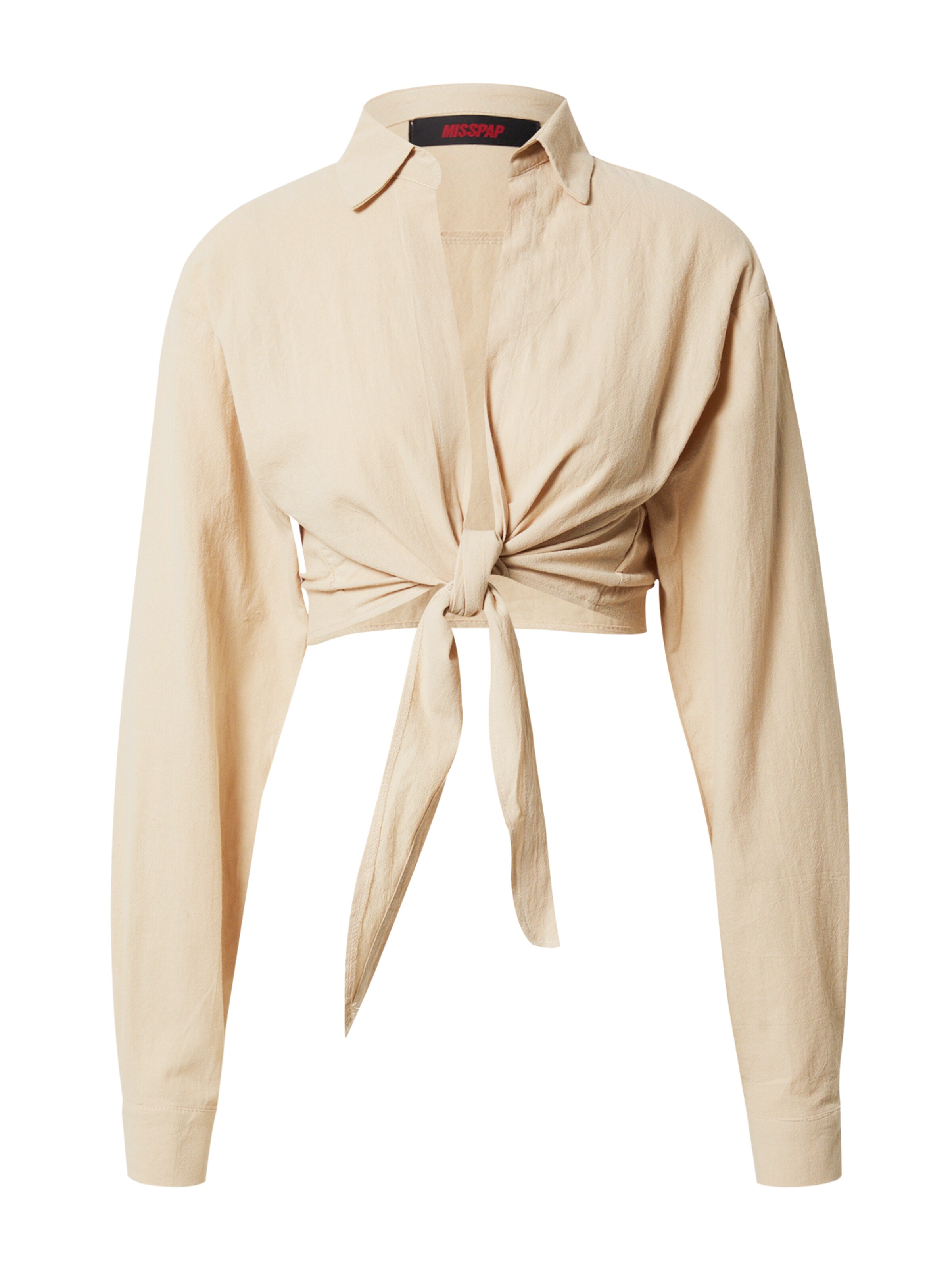 Misspap Bluse in Beige: Vorderseite