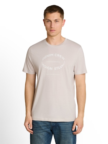 TOM TAILOR DENIM - Camiseta en gris: frente