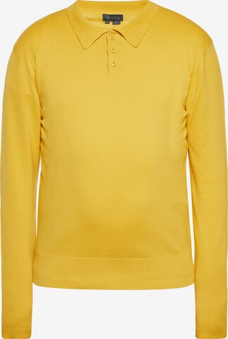 Pull-over boline en jaune : devant