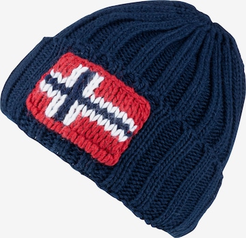 NAPAPIJRI Beanie 'F-Semiury' in Blue: front