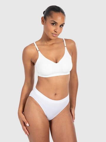 Smilodox Bralette Sports bra ' Nysa ' in White