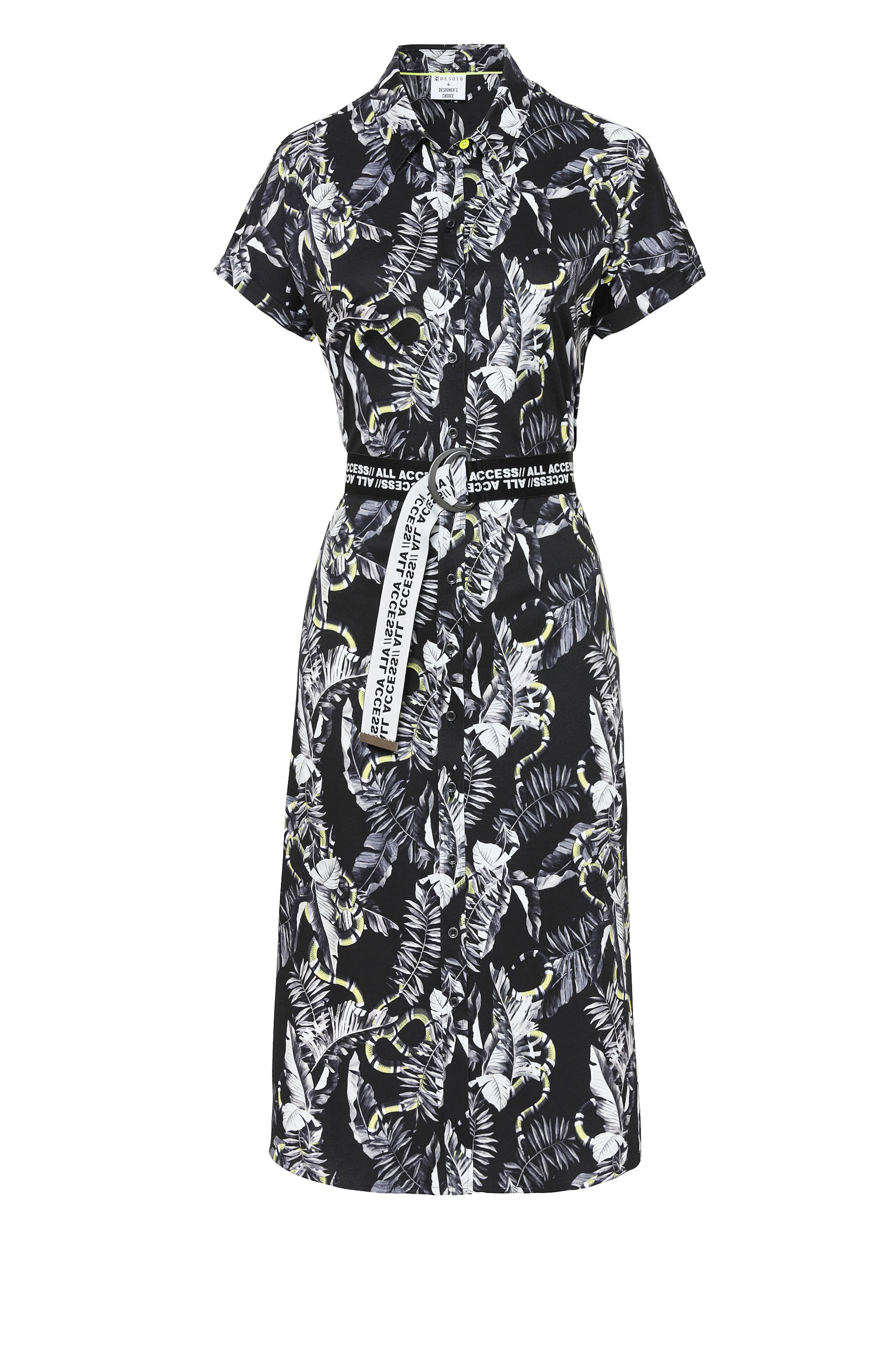 DESOTO Kleid in schwarz / weiß, Produktansicht