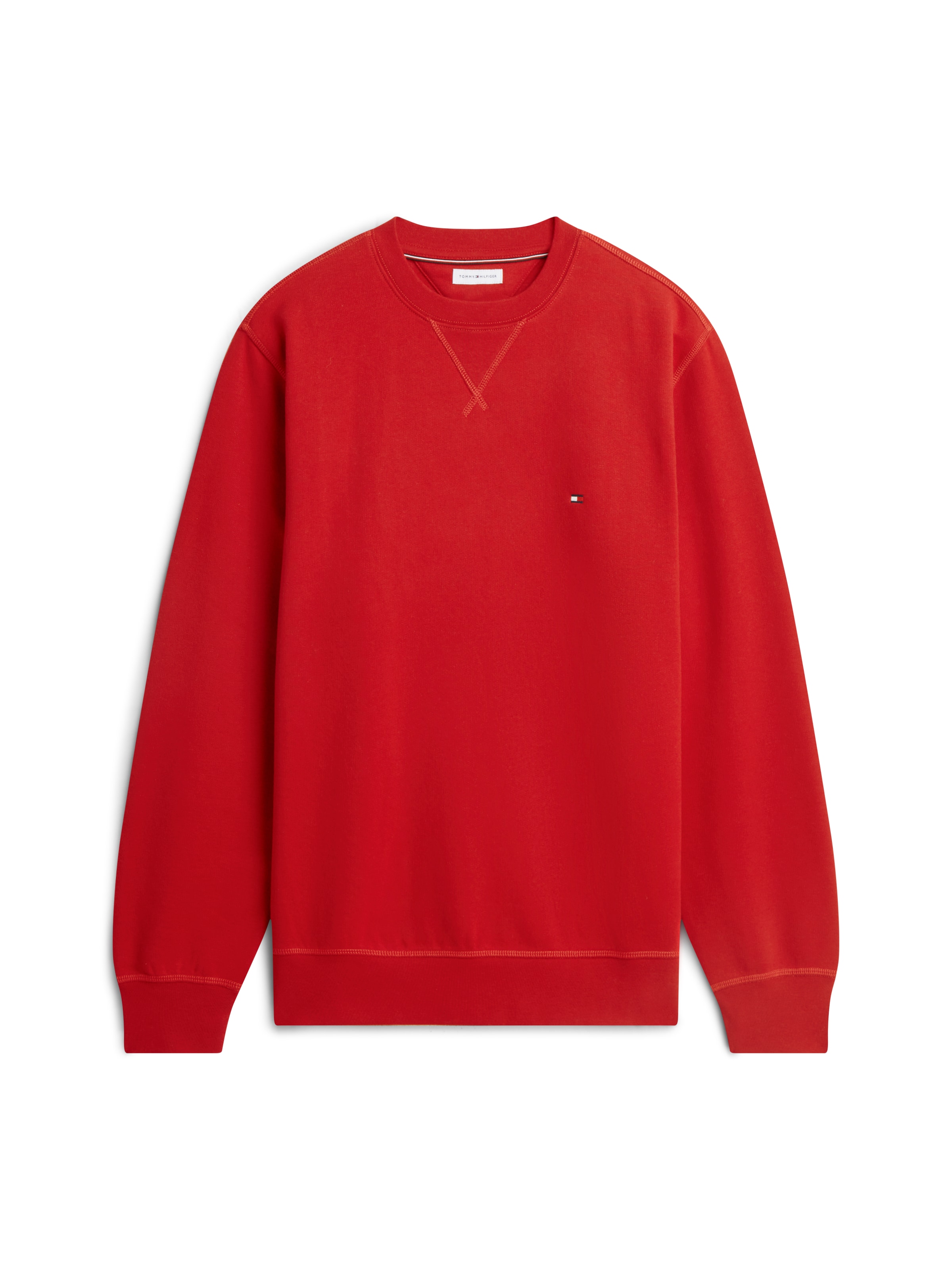 TOMMY HILFIGER Sweatshirt 'ESS SEASONAL' in Red: front