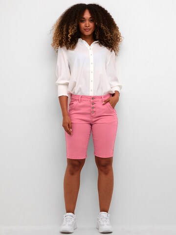 Cream Regular Jeans 'Lina' in Pink