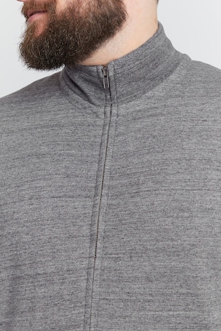 BLEND Zip-Up Hoodie 'Lenner' in Grey