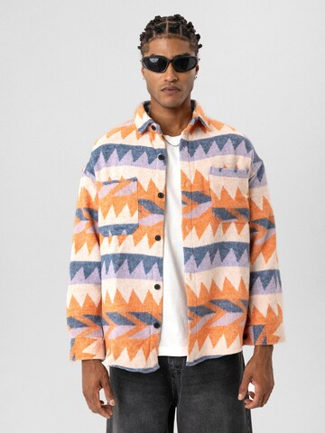 Dandalo - Ajuste regular Camisa 'Rodrigo' en naranja: frente
