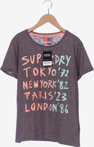 Superdry T-Shirt S in Lila: predná strana