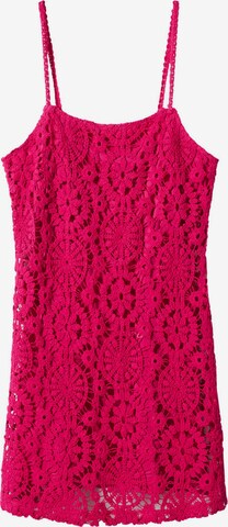 MANGO Summer Dress 'Dalias' in Pink: front