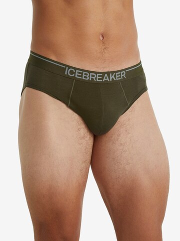 ICEBREAKER - Calzoncillo deportivo 'Anatomica' en verde