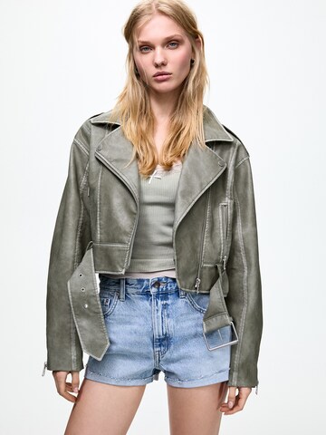 Pull&Bear Between-Season Jacket in Green