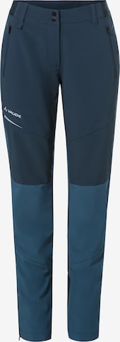 VAUDE Regular Outdoor trousers 'Elope' in Blue: front