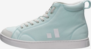 Ethletic High-Top Sneakers in Green: front