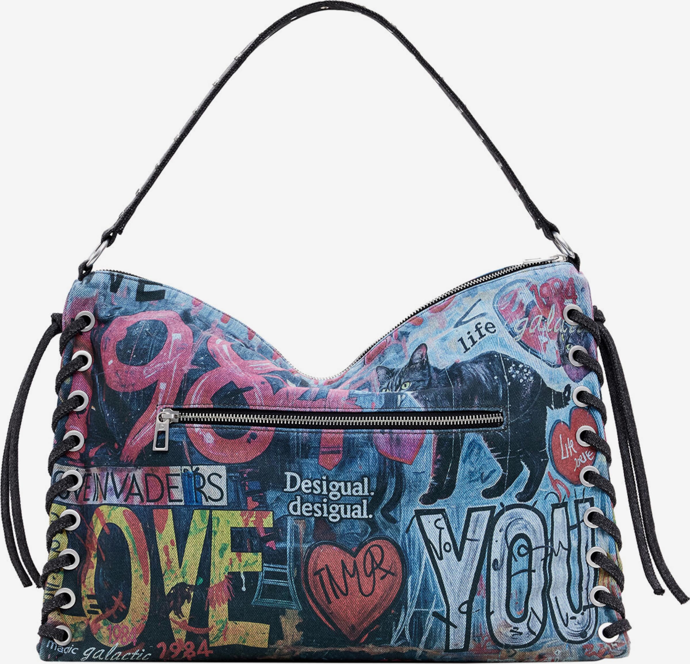 Deals Bolso Desigual Bolsos Nueva Coleccion Bolso Denim Grande De