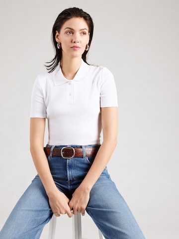 balts Calvin Klein Jeans T-Krekls: no priekšpuses