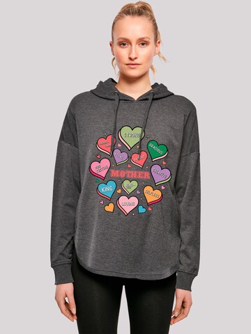 F4NT4STIC Sweatshirt in Grijs: voorkant