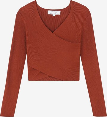 Scalpers Knitted top in Red: front