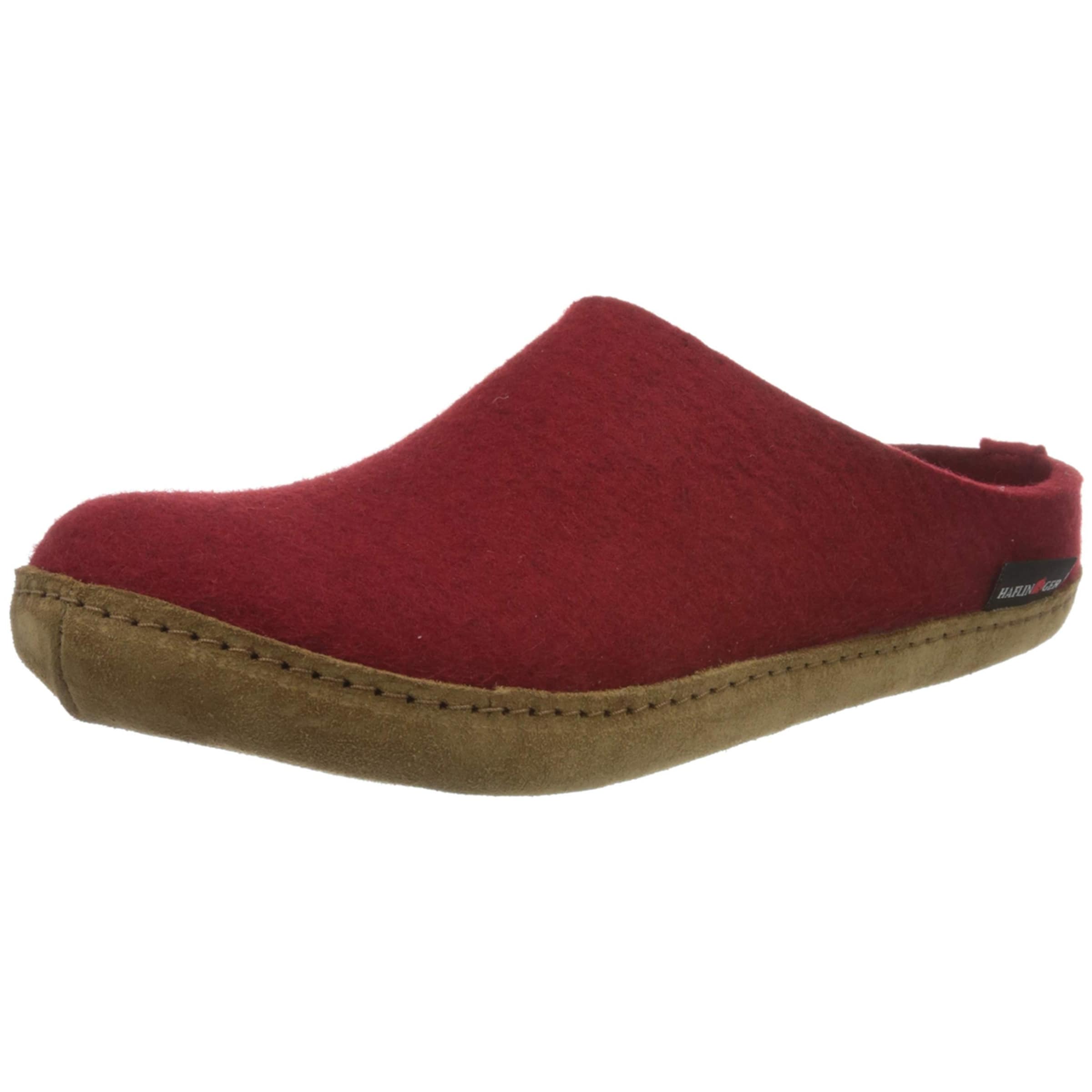 HAFLINGER Hausschuh in Rot: Vorderseite