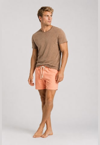 Gassa d'Amante Badeshorts & T-Shirt 'Costume Venezia' in Braun
