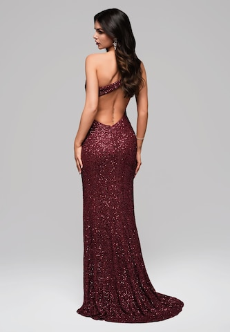 Ombre Evening dress in Red