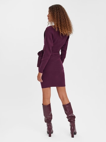 Robes en maille 'HOLLY' VERO MODA en violet