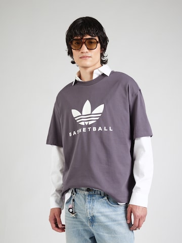 ADIDAS ORIGINALS Μπλουζάκι σε γκρι: μπροστά