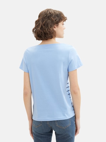 TOM TAILOR T-Shirt in Blau