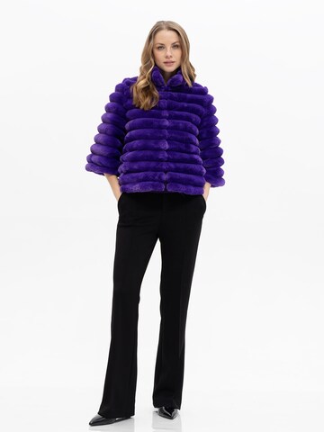 Passioni Between-Season Jacket in Purple