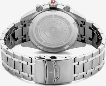 SWISS MILITARY HANOWA Analog Watch 'Afterburn' in Silver