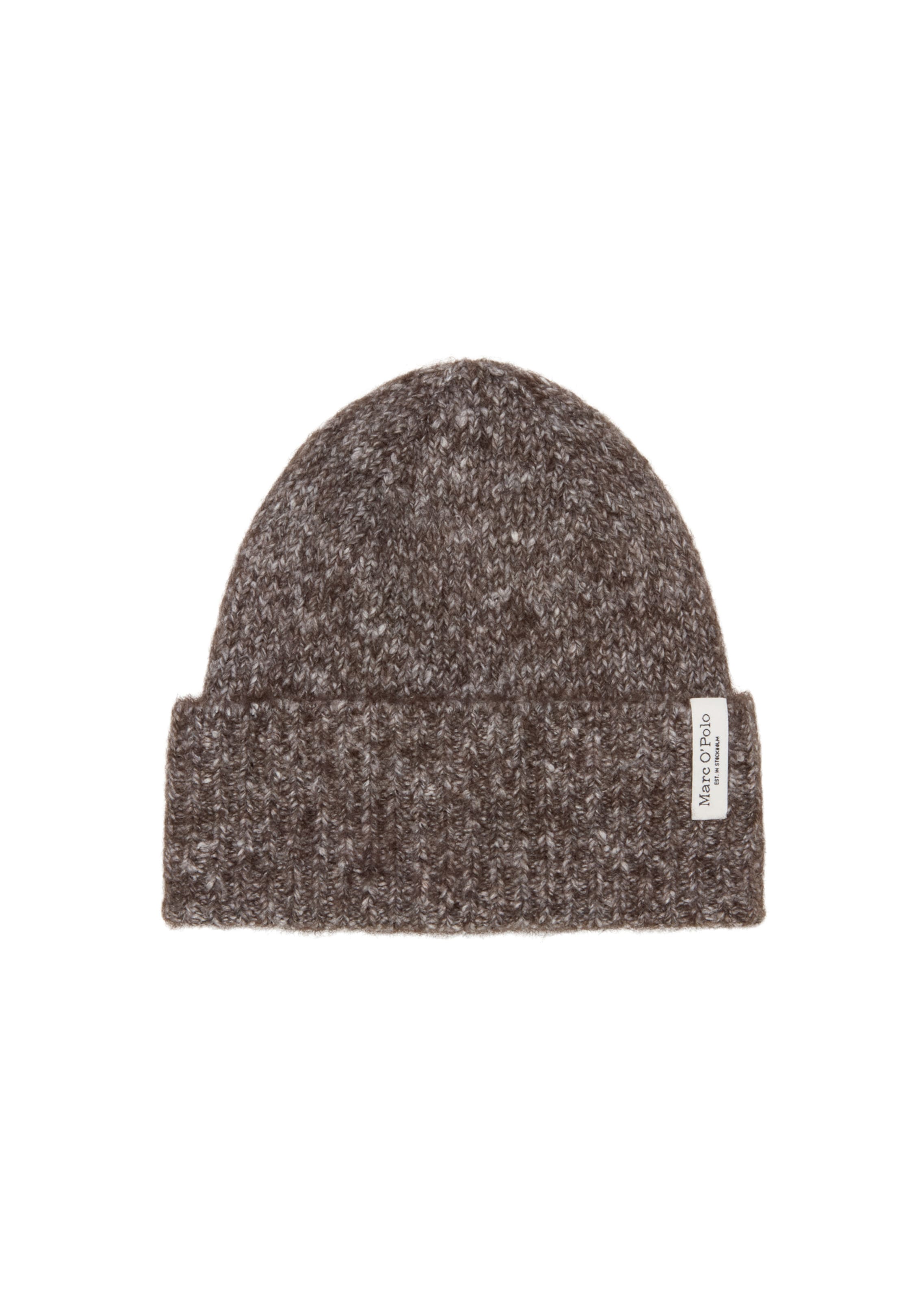 Marc O'Polo Beanie in Brown: front