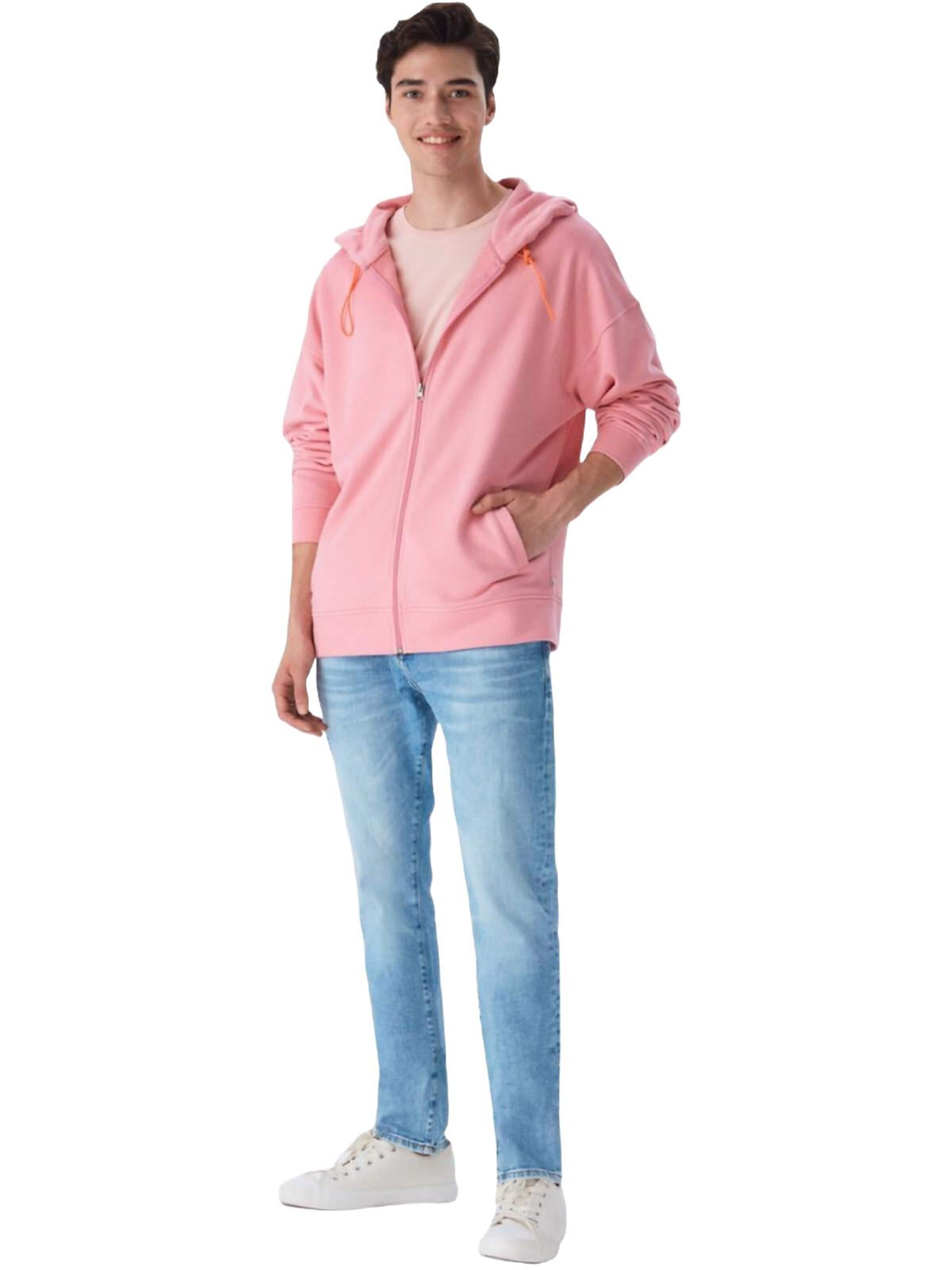 LTB Jeans Sweatvest 'Sweatshirt' in Roze