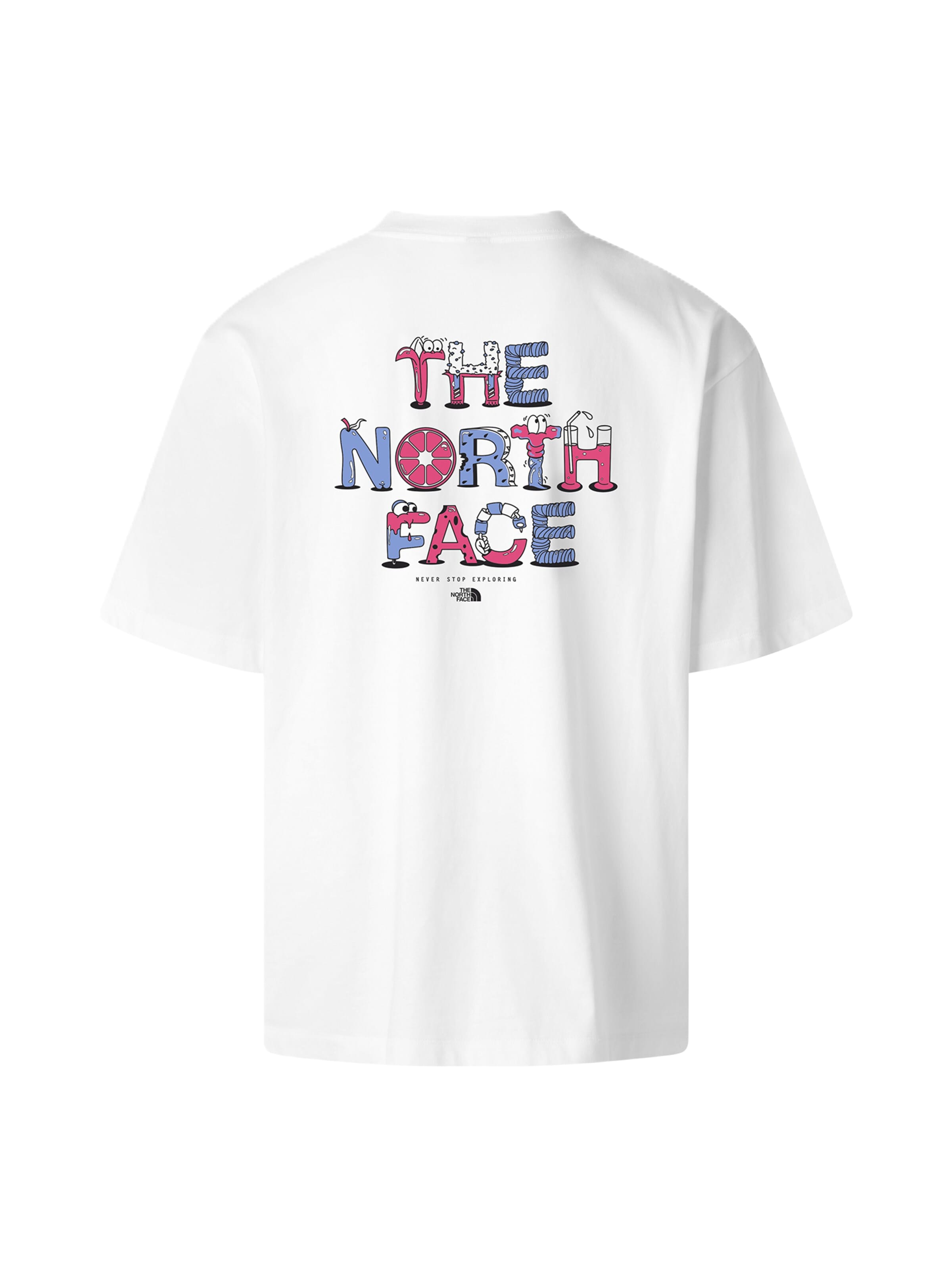 THE NORTH FACE T-shirt 'Food Fun' i vit