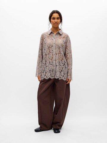 OBJECT - Blusa 'OBJGinia' en gris: frente