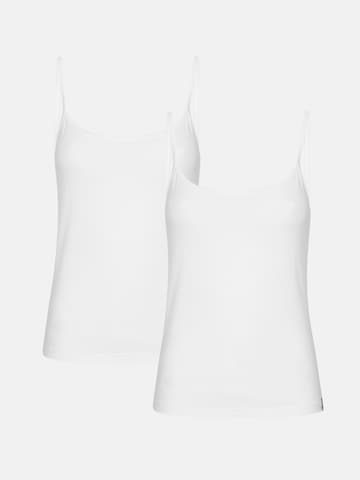 Copenhagen Bamboo Onderhemd in Wit: voorkant