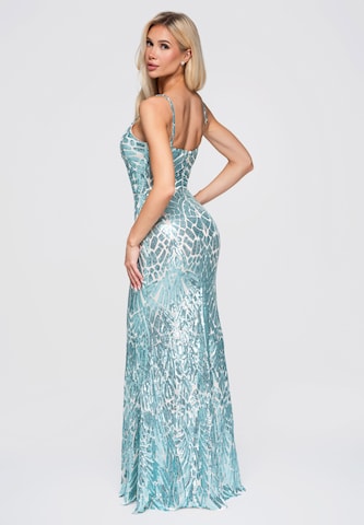 Ombre Abendkleid in Grün