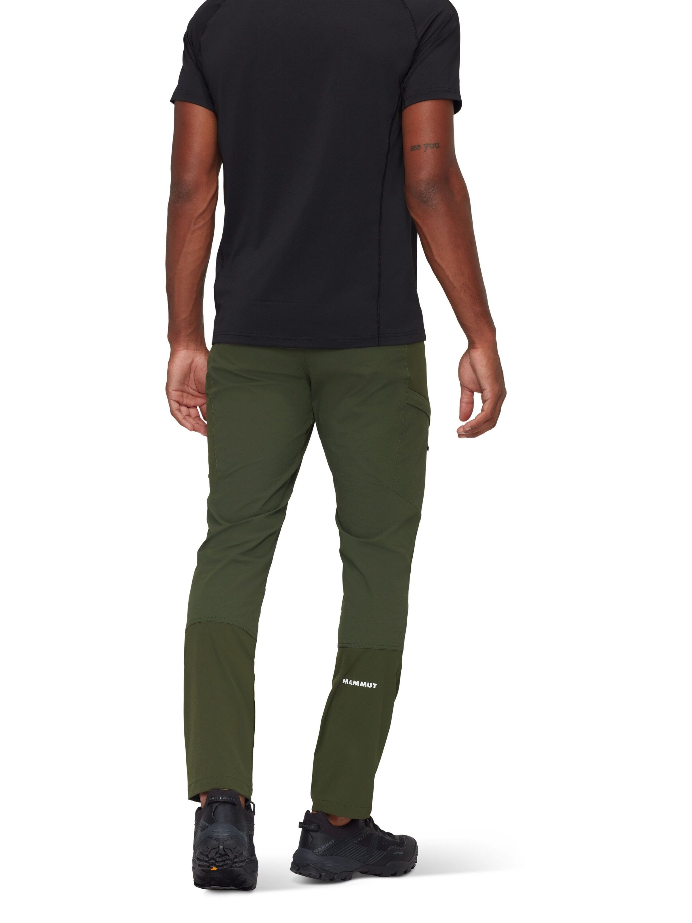 MAMMUT Regular Outdoorhose 'Ducan' in Grün