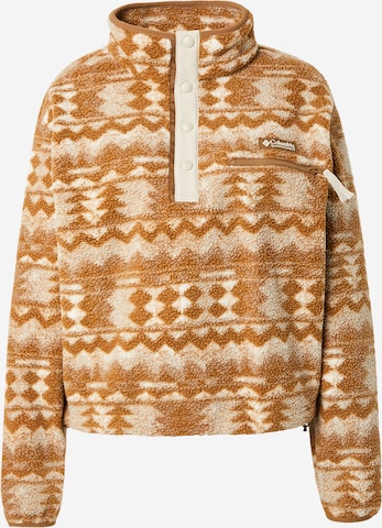 COLUMBIASportski pulover 'Helvetia™ II' - smeđa boja: prednji dio