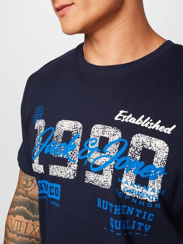 JACK & JONES - Camiseta 'LAKE' en azul