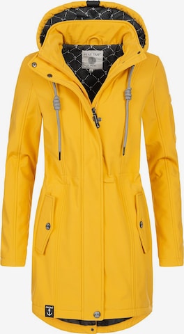 Cappotto funzionale di Peak Time in giallo