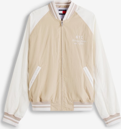Tommy Jeans Starpsezonu jaka, krāsa - haki / melns / gandrīz balts, Preces skats